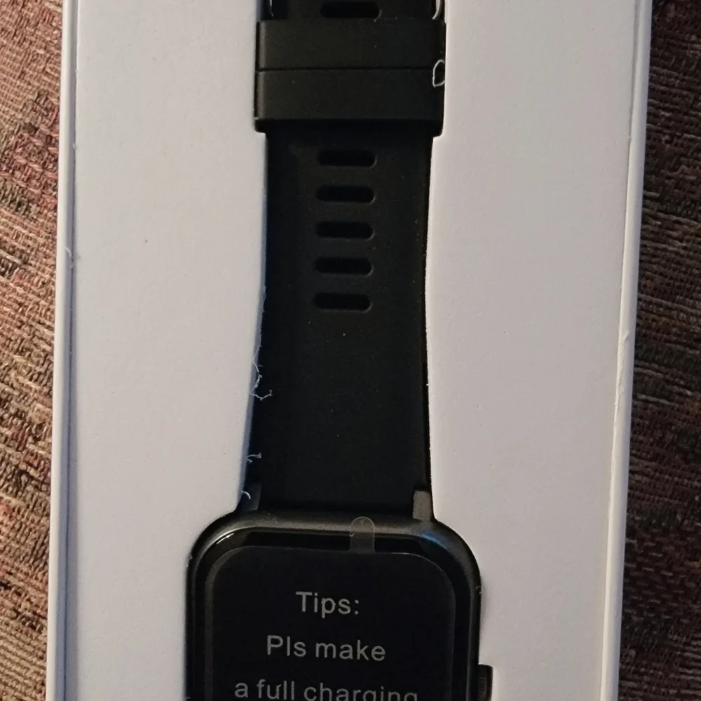 NIB ZL54C Smartwatch Bluetooth Call Fitness Tracker Waterproof Black
